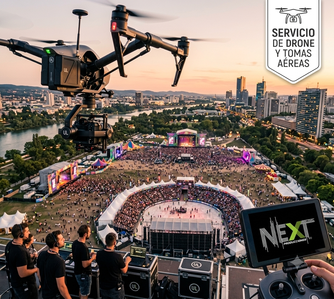 Servicio de drone y tomas aéreas